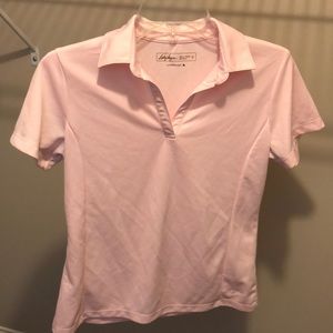 Light pink polo shirt